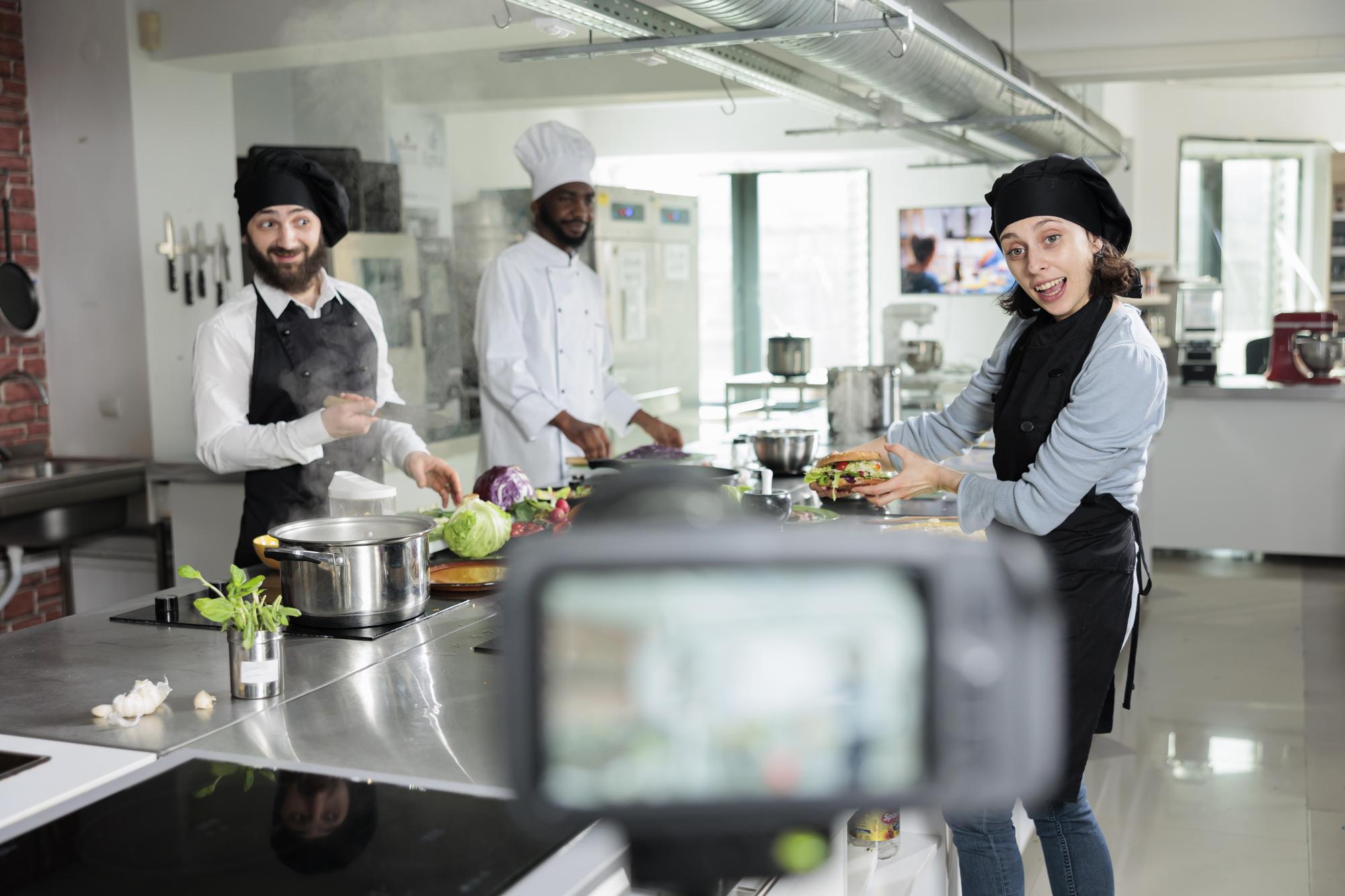 Workshop scene: chef guiding participants